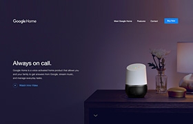 網(wǎng)站制作之Google Home Landing Page設計