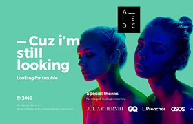 網(wǎng)站制作之ABCD / Fashion Concept頁面設(shè)計
